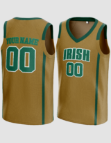 Customized Fighting Irish High School Basketball Jersey