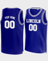 Customized Lincoln Basketball Jersey