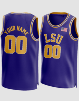 Customized LSU Tigers Basketball Jersey