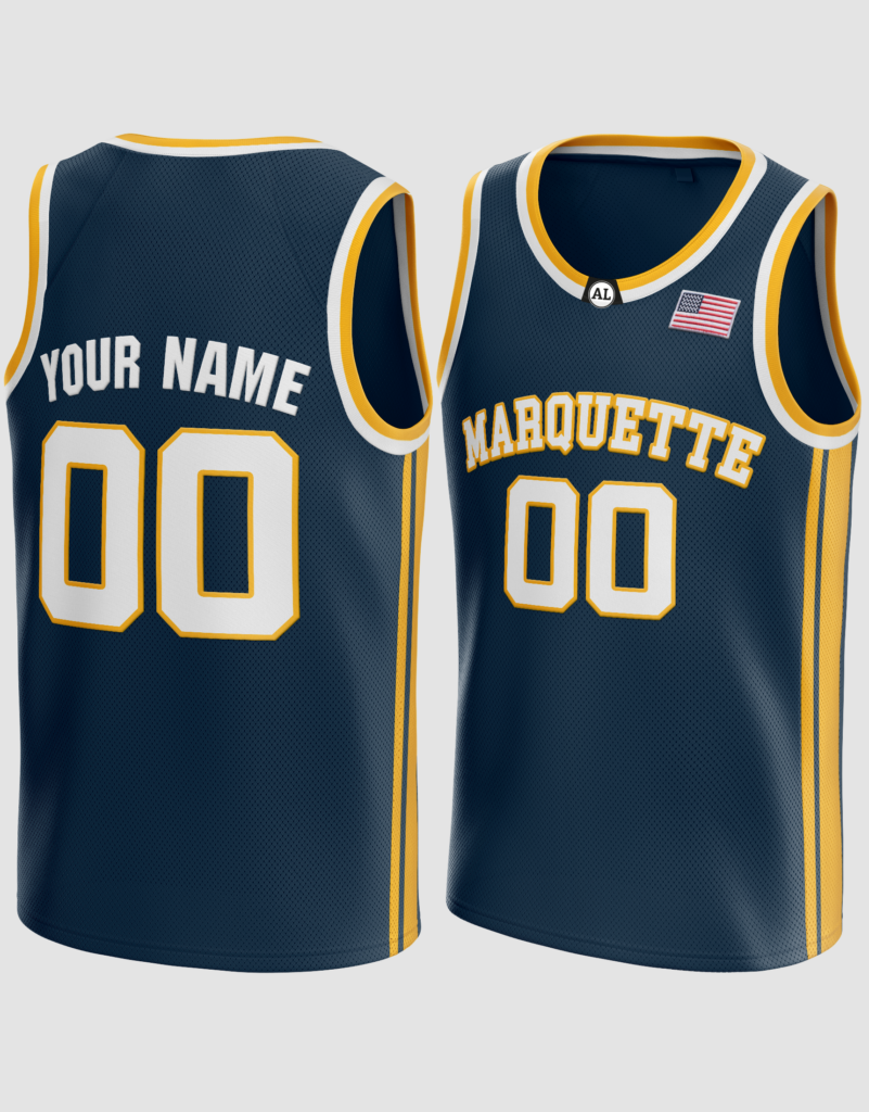 Customized Marquette University Basketball Jersey - 99Jersey® Official ...