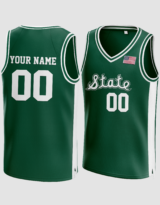 Customized Michigan State University Basketball Jersey