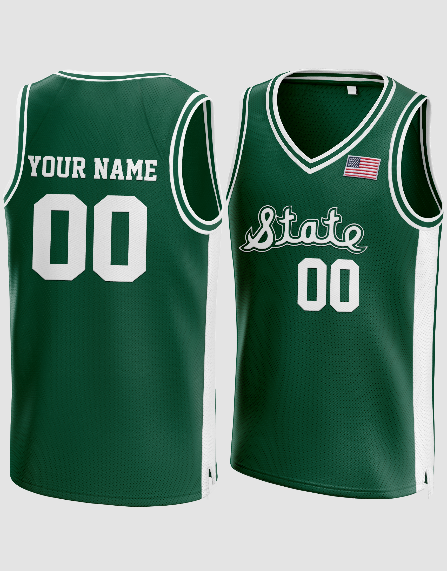 Customized White Michigan State Basketball Jersey – 99Jersey