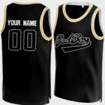 Customized Bad Boy Biggies Smalls Black Basketball Jersey