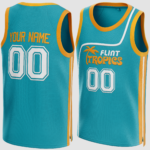Customized Green Flint Tropics Basketball Jersey