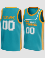 Customized Green Flint Tropics Basketball Jersey
