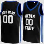 Customized Weber State University Basketball Jersey