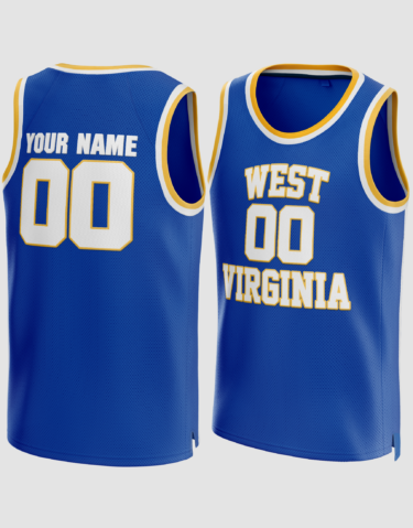 Customized West Virginia University Basketball Jersey