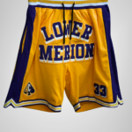 Kobe Bryant #33 Lower Merion Yellow Aces Shorts