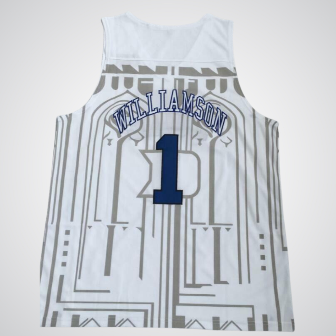 ZION WILLIAMSON #1 DUKE BASKETBALL JERSEY