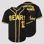 Tanner Boyle #12 Bad News Bears Baseball Jersey