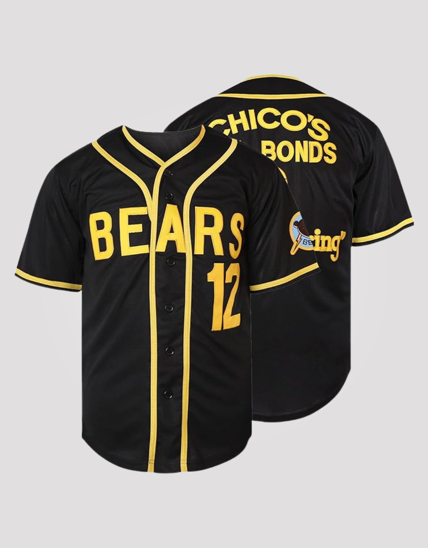 Tanner Boyle #12 Bad News Bears Baseball Jersey