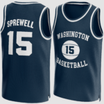 Latrell Sprewell #15 Washington High School Jersey