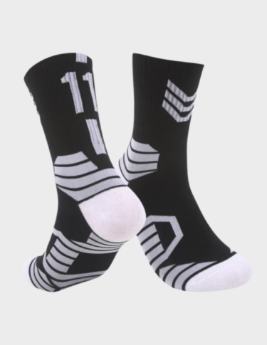 #11 Black Everyday Lightweight Training Socks
