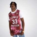 Kobe Bryant #33 Lower Merion Tie-Dye Edition High School Jersey