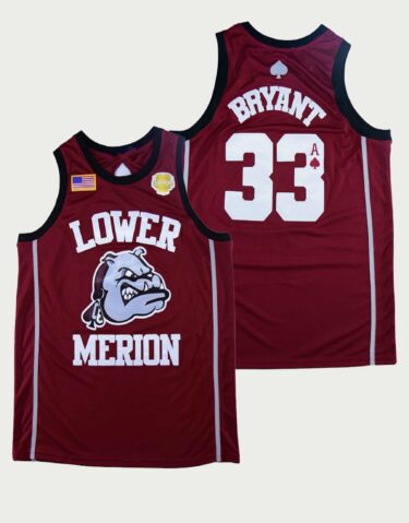 Kobe Bryant #33 Lower Merion Bulldogs Basketball Jersey