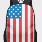 American Flag Stars and Stripes Colored Backpack
