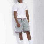 Kobe Bryant #33 Lower Merion Gray Aces Shorts