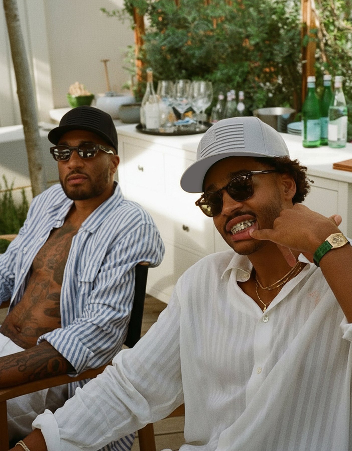 American Flag Snapback Hat