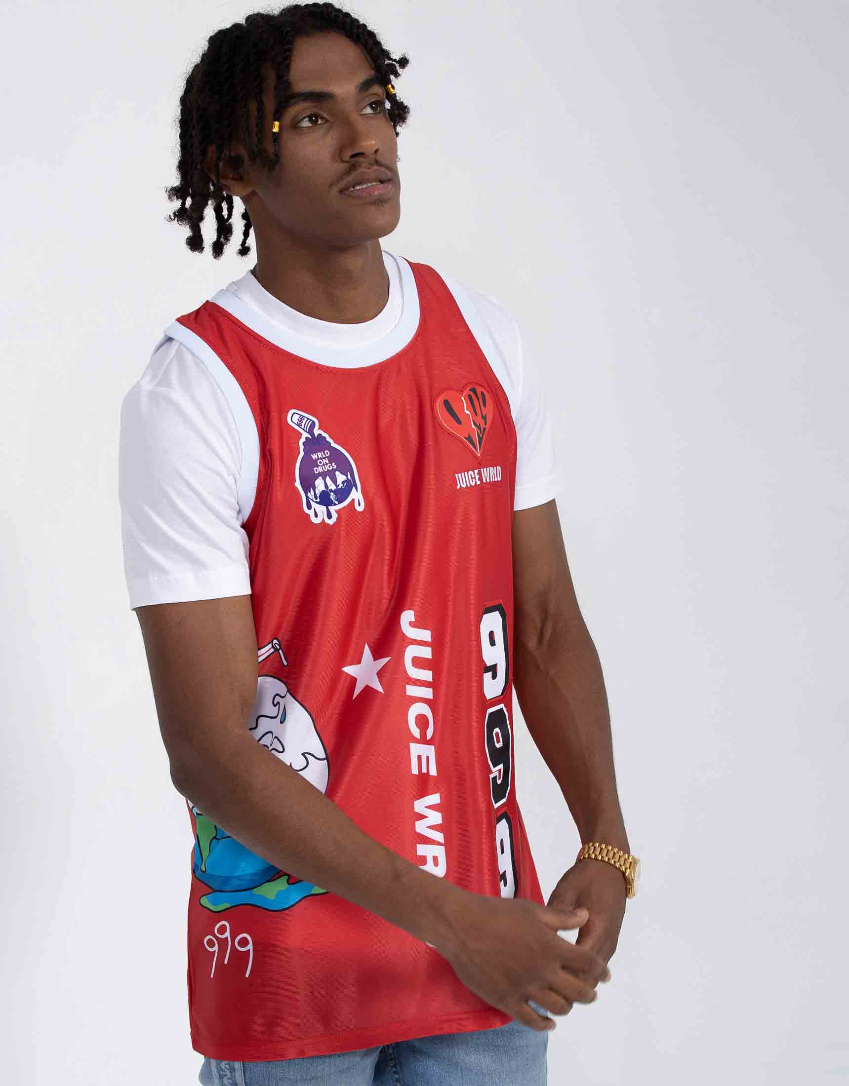 Juicy Wrld 999 Tribute Edition Basketball Jersey – 99Jersey®: Your