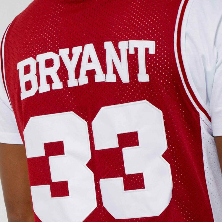 #33 Lower Merion High School Version Kobe Bryant Jersey Red