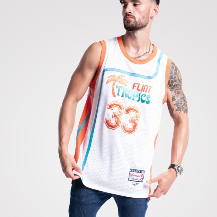 Jackie Moon Jersey #33 Flint Tropics Semi-Pro | 99Jersey