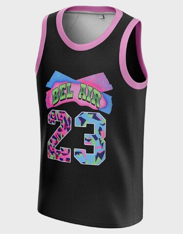 Bel-Air Academy #23 Fresh Hip-hop Basketball Jersey