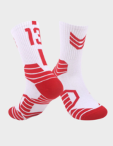 #13 White Everyday Lightweight Training Socks