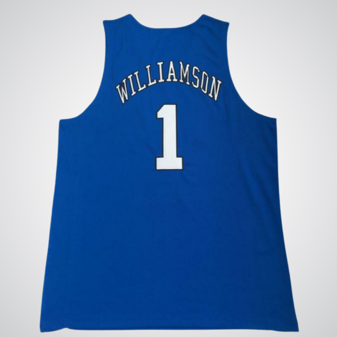 ZION WILLIAMSON #1 DUKE BASKETBALL JERSEY
