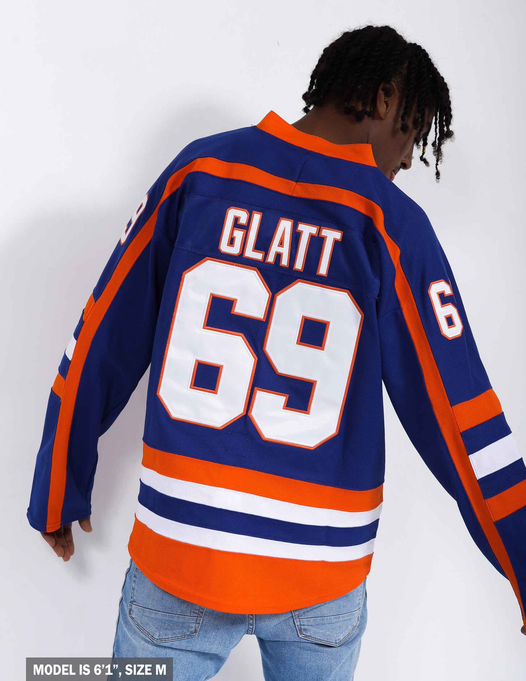 Youi-gifts Doug The Thug #69 Glatt Halifax Highlanders Ice Hockey Jersey Stitched Letters and Numbers S-xxxl, Adult Unisex, Blue