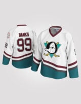 Adam Banks #99 Mighty Ducks Hockey Jersey