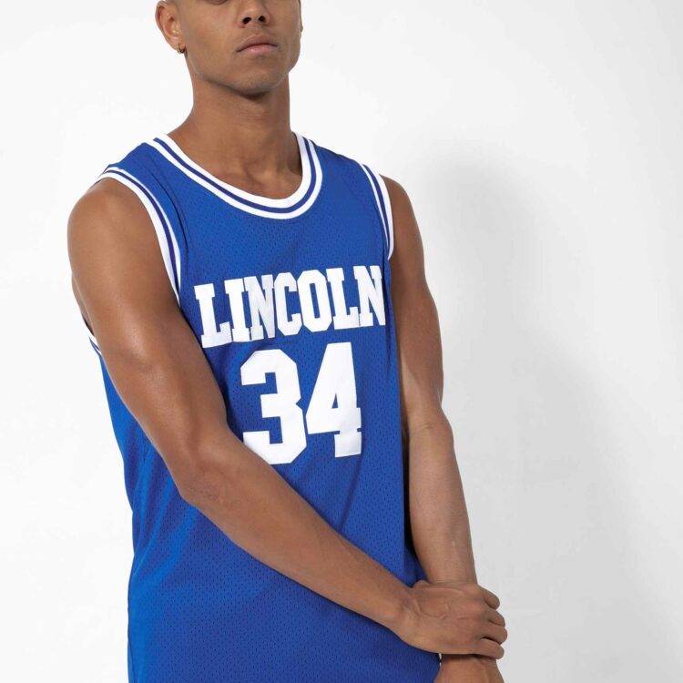 AFLGO Jesus Shuttlesworth #34 High School Lincoln Hip Hop Clothing Basketball Jersey