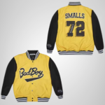 Biggie Smalls #72 Notorious B.I.G. Bad Boy Varsity Jacket