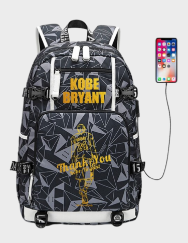 Kobe Bryant Tribute Black Multifunctional Backpack