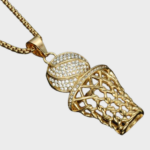 Hip Hop Basketball Necklace