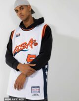 Grant Hill #5 USA Dream Team White Basketball Jersey