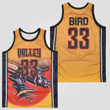Larry Bird #33 Valley Alternate Basketball Jersey