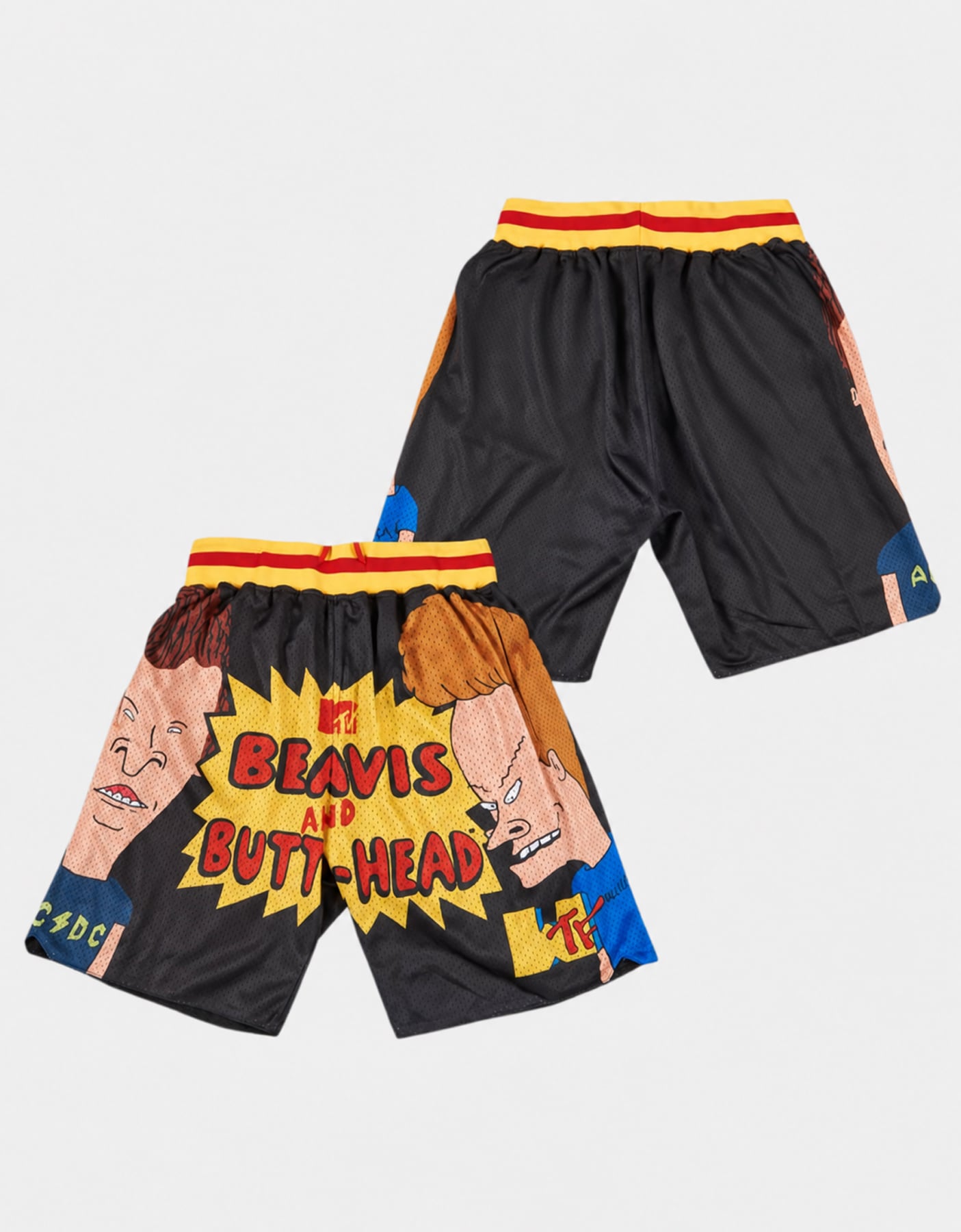 Beavis and Butt-Head Burn Basketball Shorts