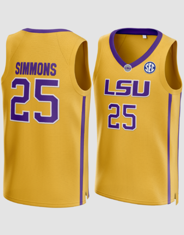 Ben Simmons #25 LSU Tigers Basketball Jersey