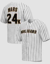 Bruno Mars #24K Hooligans Baseball Jersey
