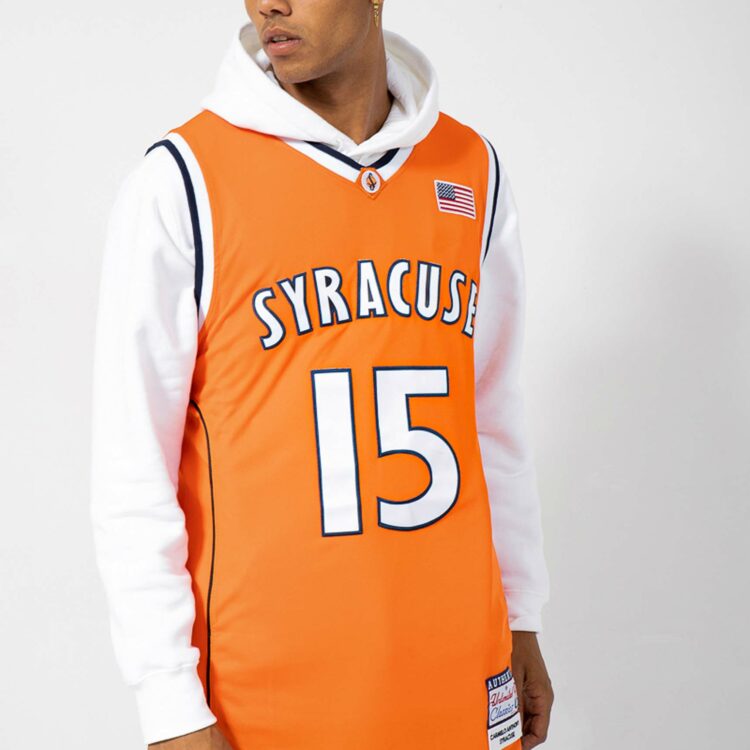 Carmelo Anthony # 15 NCAA Syracuse College Basketball Jersey Orange