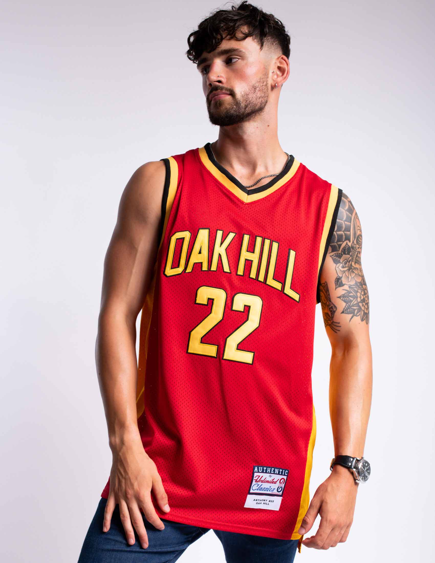 Carmelo Anthony #22 Oak Hill Academy Yellow Jersey – unlimitedsportshop