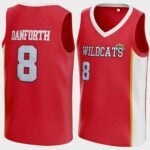Chad Danforth #8 East Wildcats Basketball Jersey