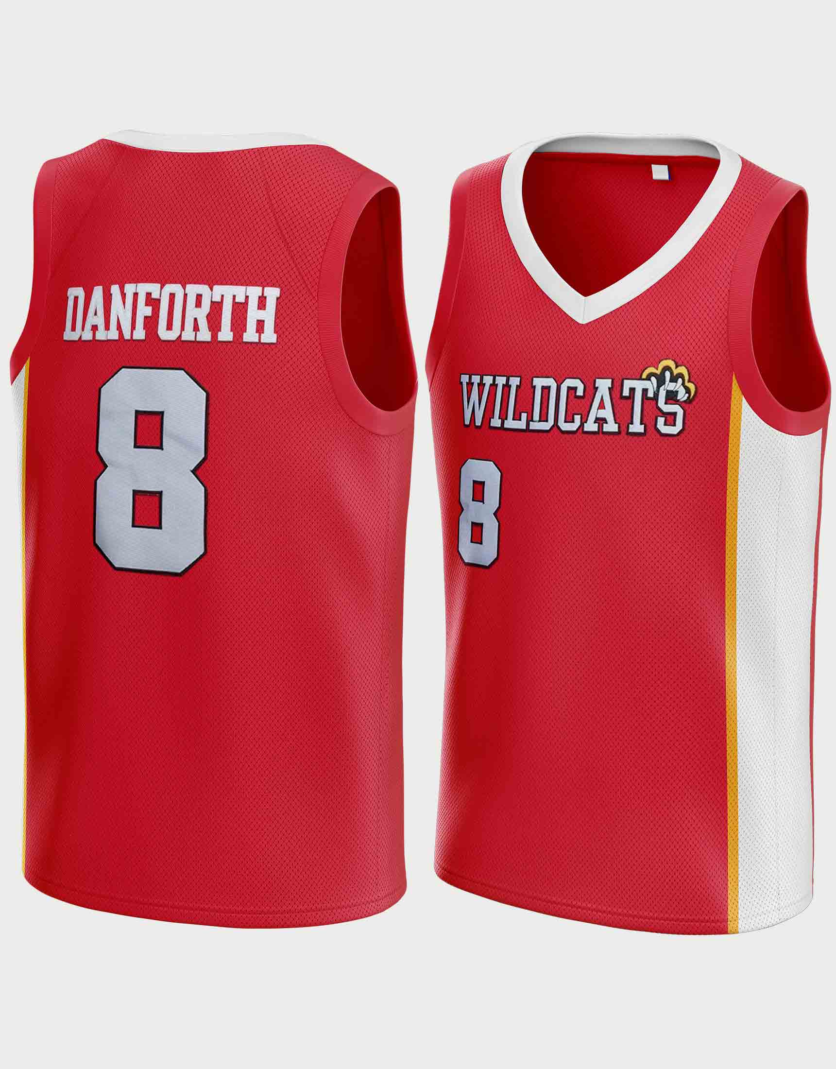 Chad Danforth #8 East Wildcats Basketball Jersey – 99Jersey®: Your Ultimate  Destination for Unique Jerseys, Shorts, and More