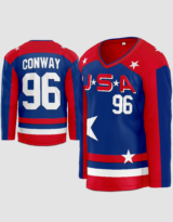 Charlie Conway #96 USA Mighty Ducks Hockey Jersey