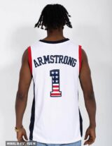 NASA Neil Armstrong 1st on the Moon Basketball Jersey