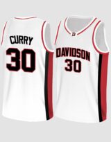 Stephen Curry #30 Davidson White Basketball Jersey