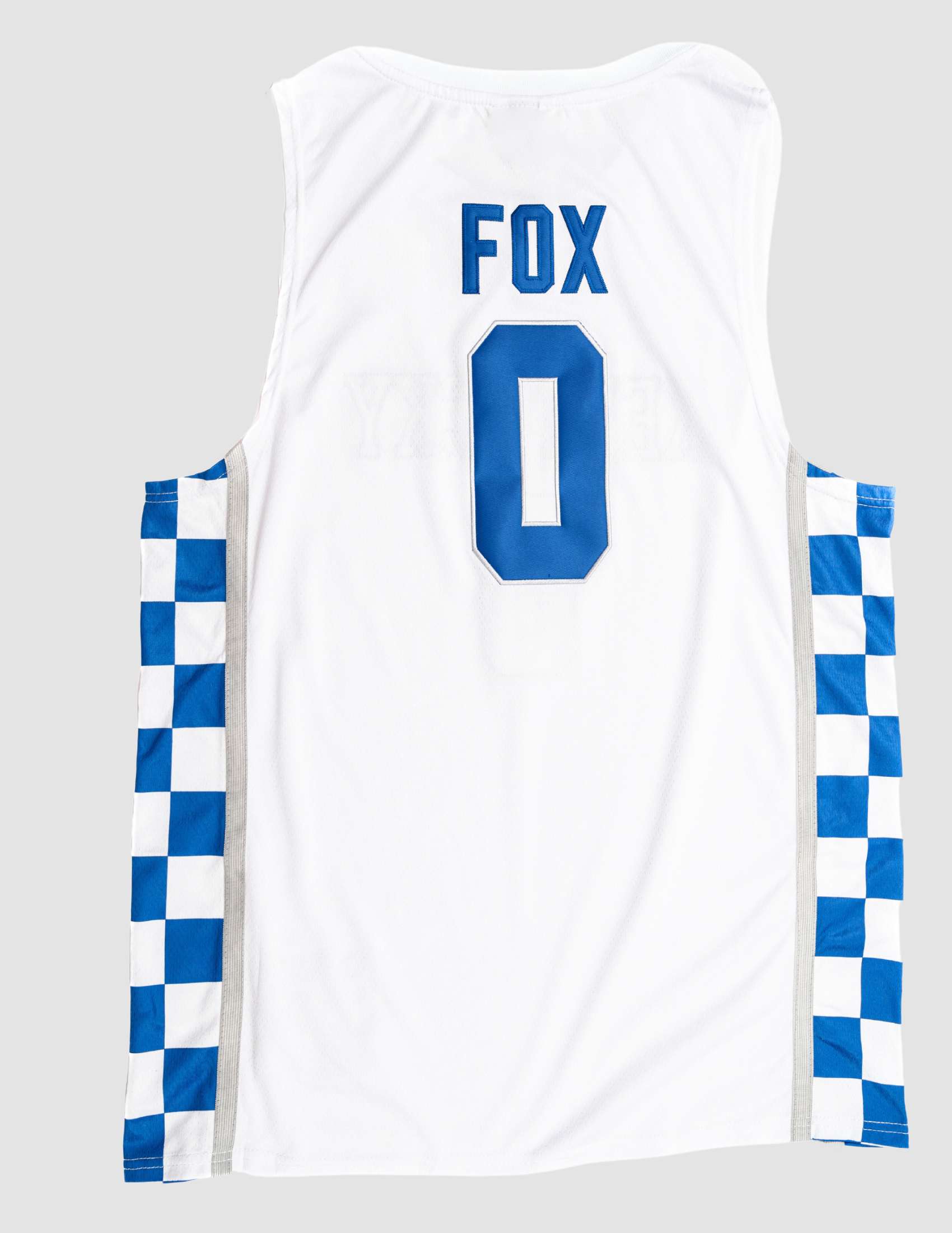 Men's Kentucky Wildcats #0 De'Aaron Fox Royal Basketball Jersey