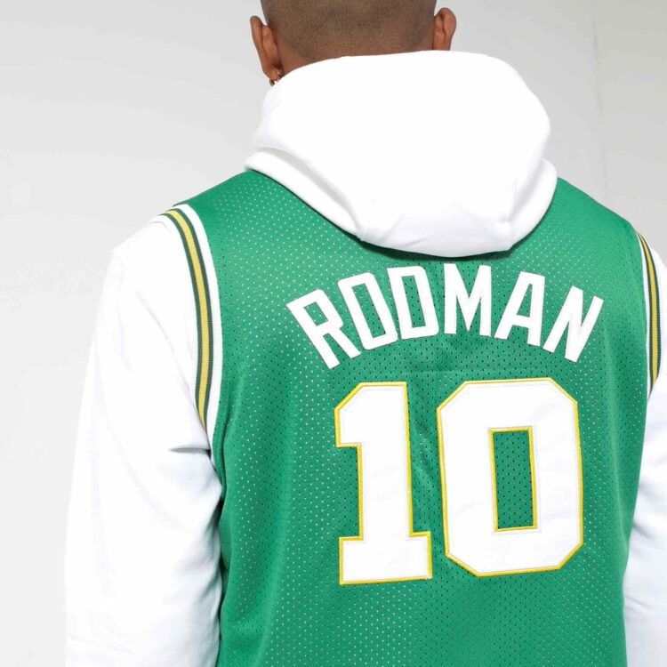 Dennis Rodman Jersey 10 Oklahoma Savages Basketball Jersey Green