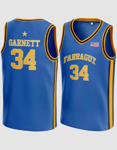 Kevin Garnett #34 Farragut Academy Basketball Jersey