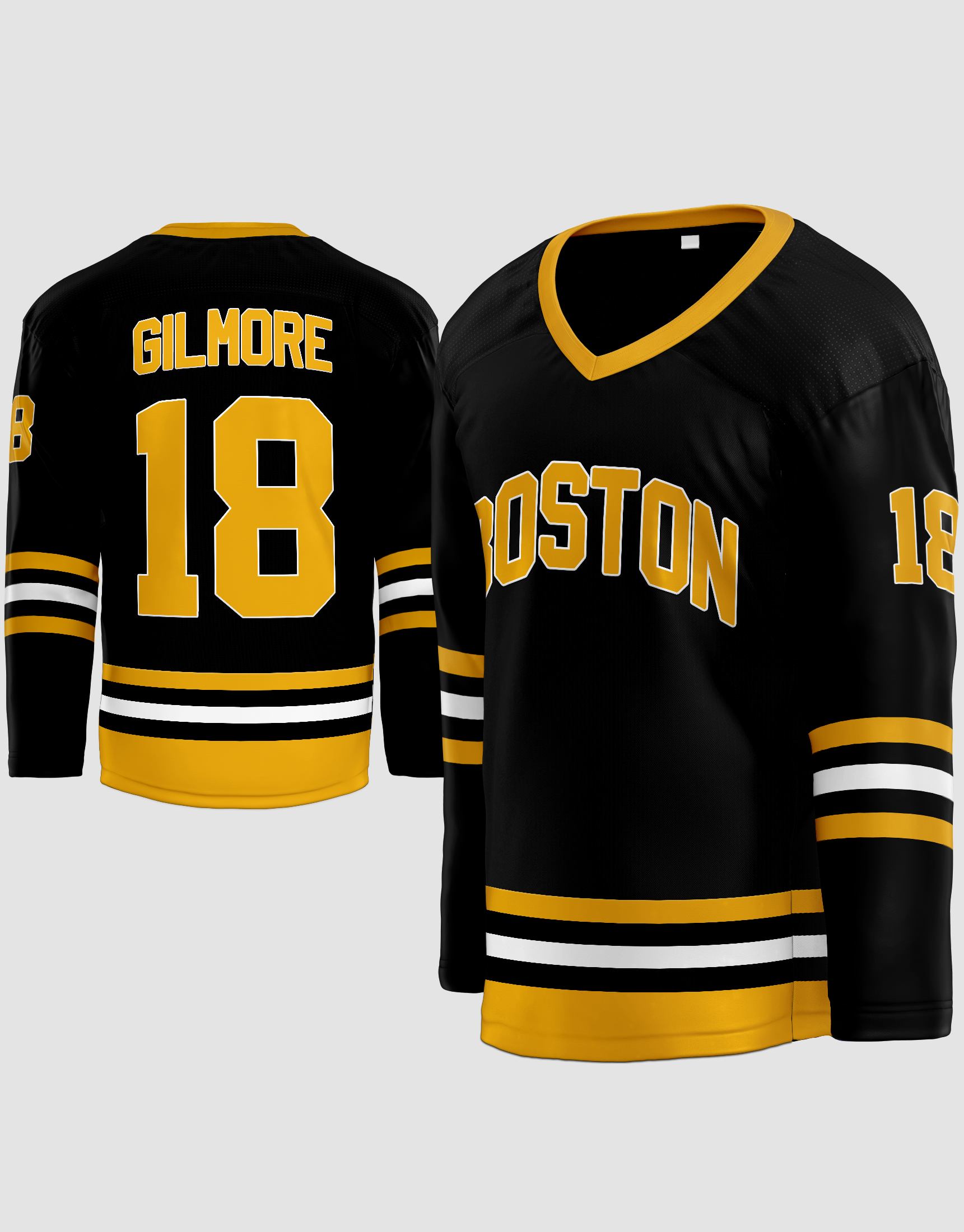Adam Sandler Signed #18 Happy Gilmore Boston Bruins Jersey